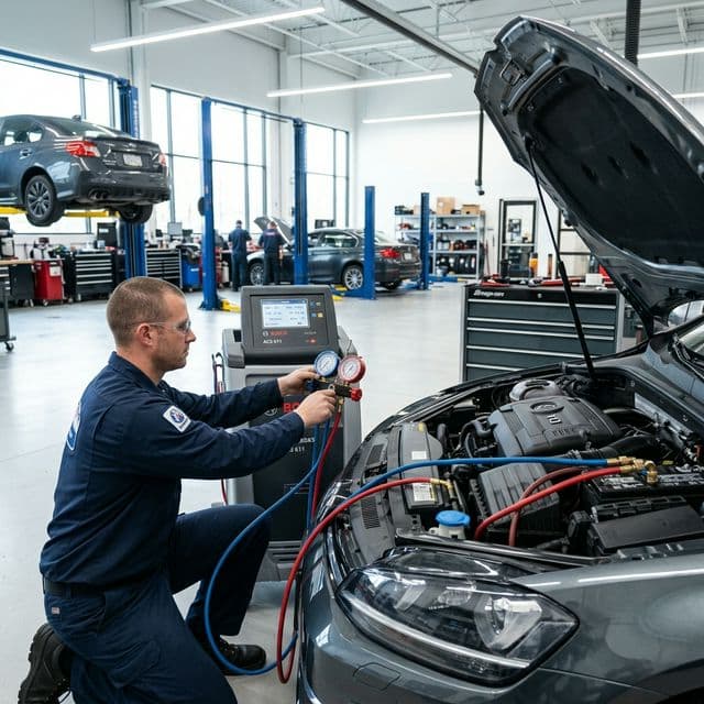 Serwis klimatyzacji samochodowej